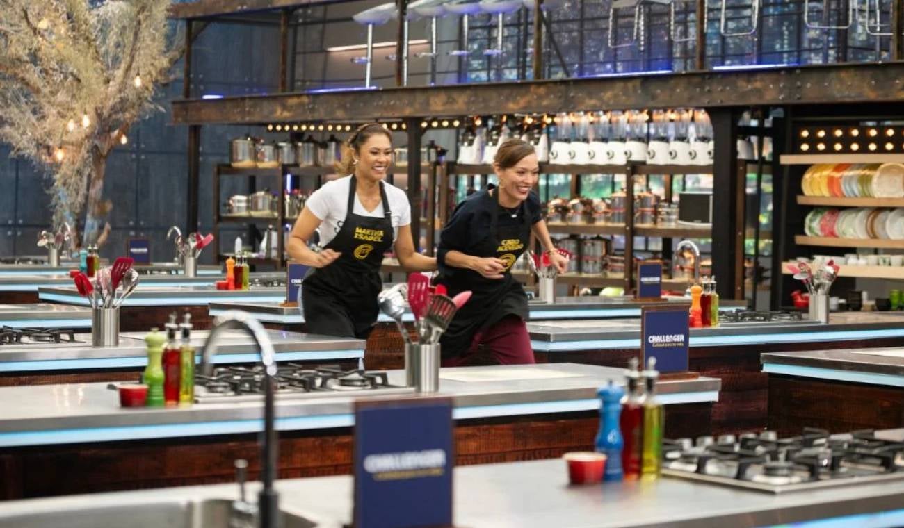 Martha Isabel Bolaños y Carolina Acevedo en Masterchef Celebrity