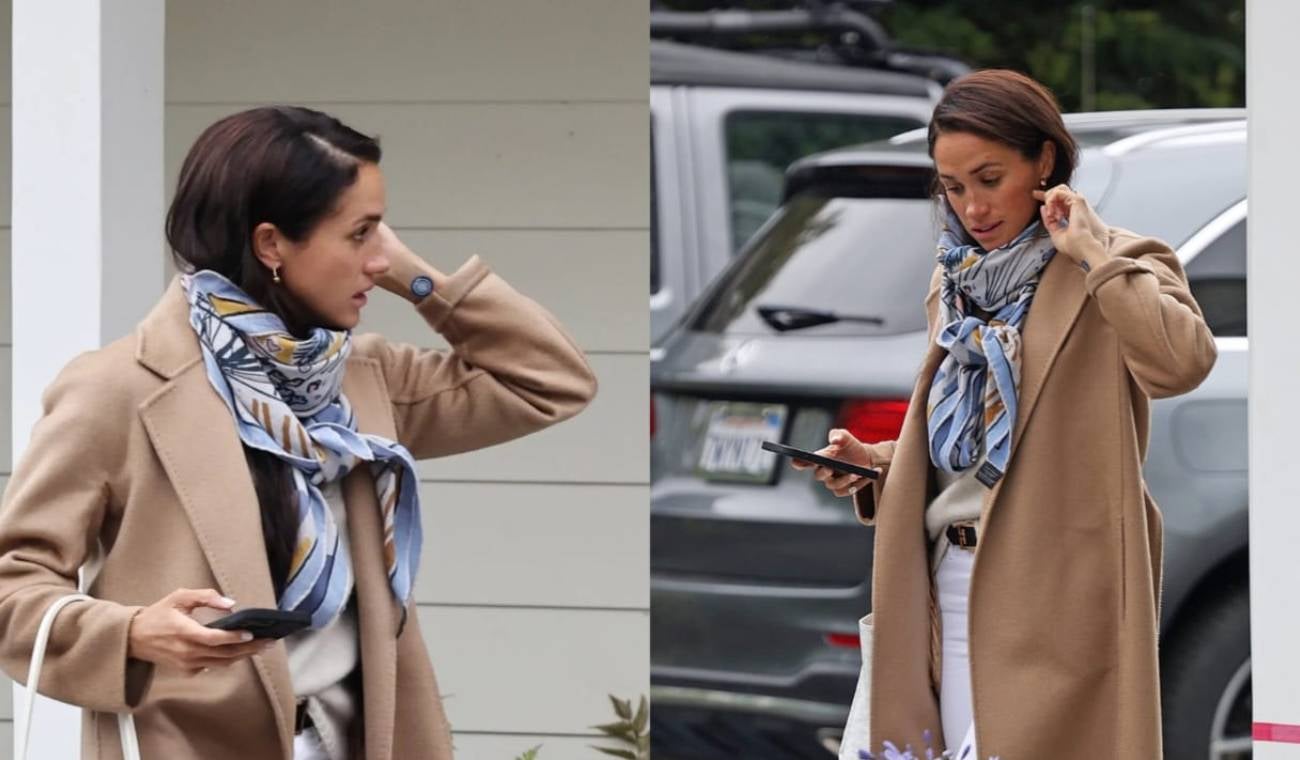 Meghan Markle con misterioso parche en su muñeca