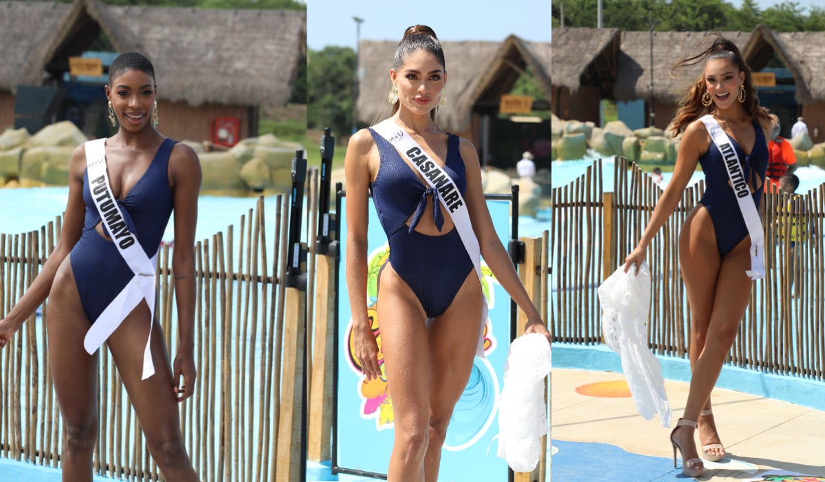 Miss Universo Colombia 2023: candidatas en traje de baño