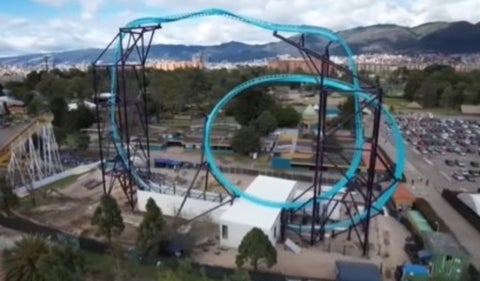 Montaña rusa en Bogotá