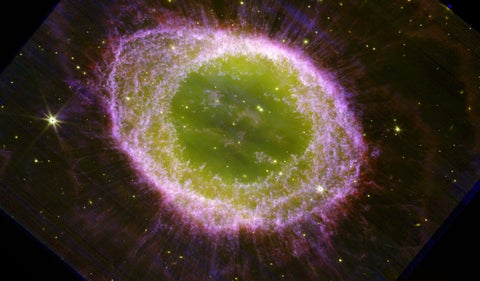 Estrella agonizando captada por James Webb