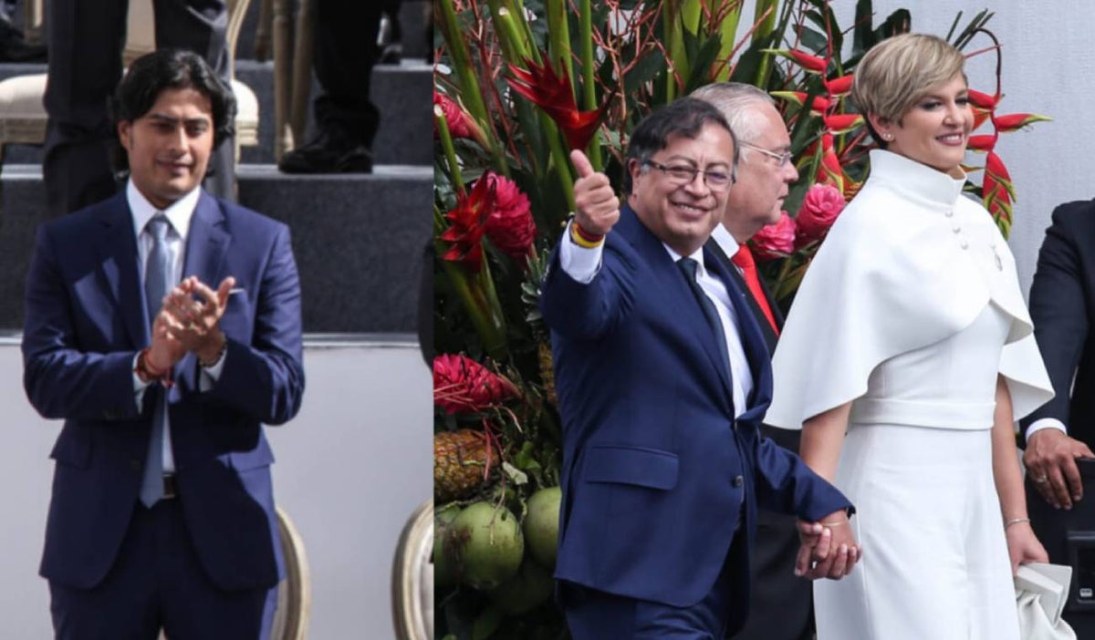 Nicolás Petro, Gustavo Petro y Verónica Alcocer