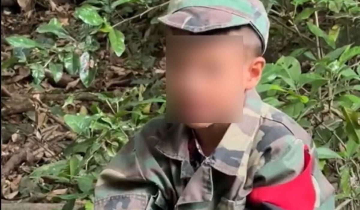 Niño que fue grabado diciendo que es del ELN