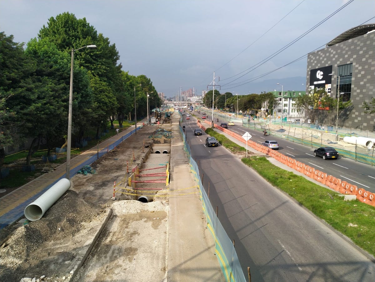En la Avenida 68 la fecha de finalización se extendería dos años más