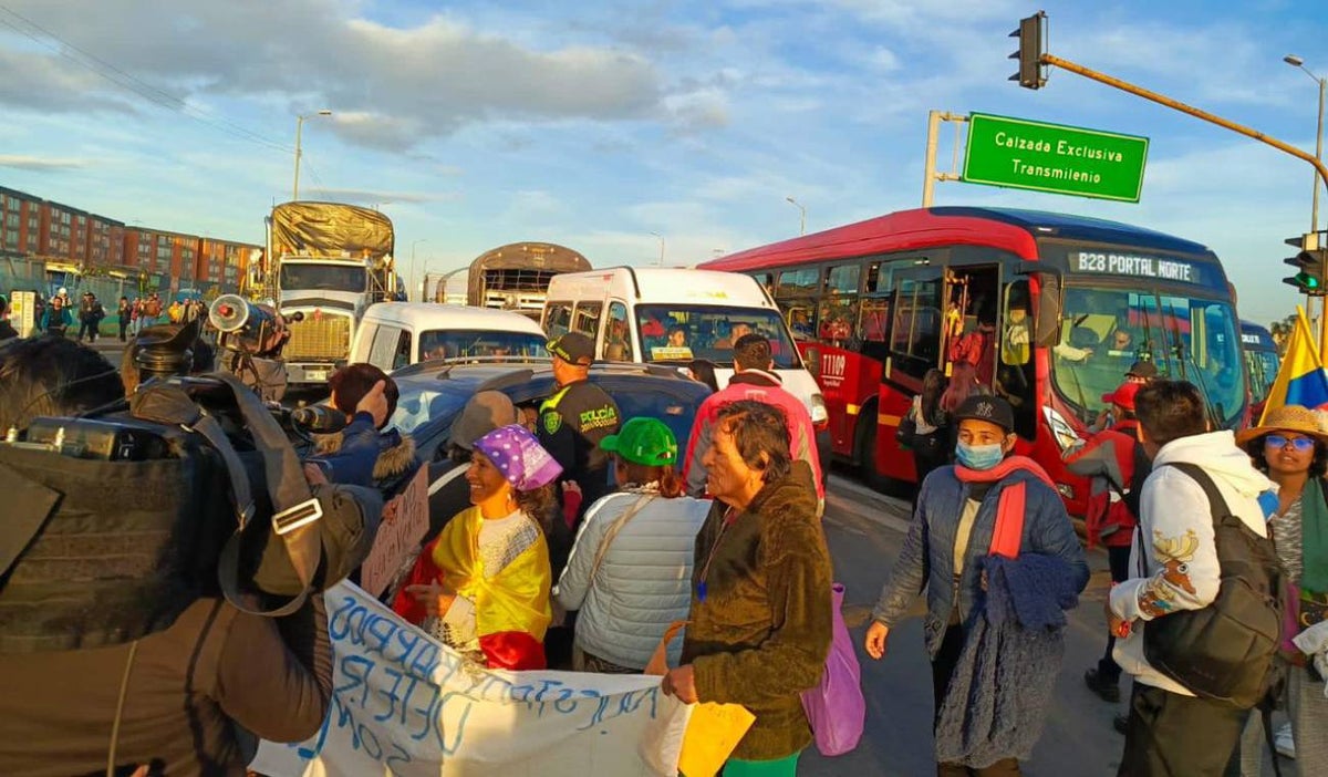 Transmilenio: Portal Américas y estaciones cerradas por protestas