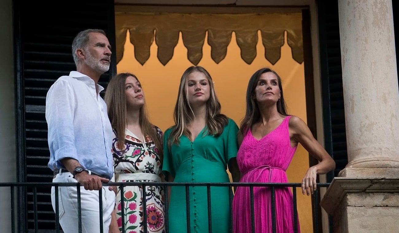Reina Letizia y su familia