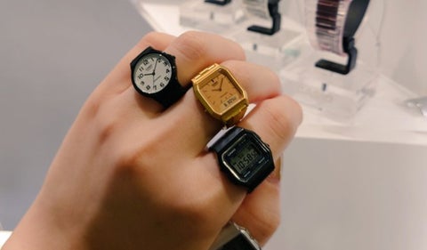 Relojes de Casio en forma de anillo