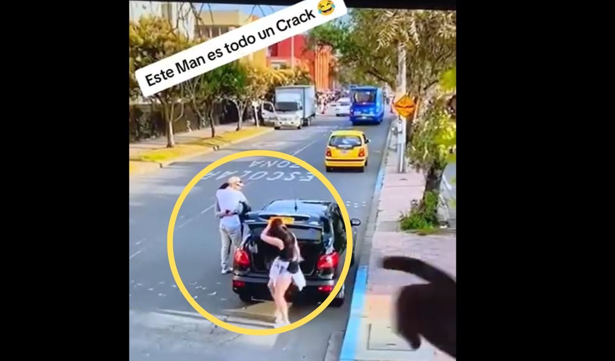 Infiel esconde a su amante en el baúl del carro