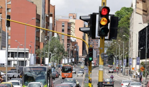 Semáforos en Bogotá