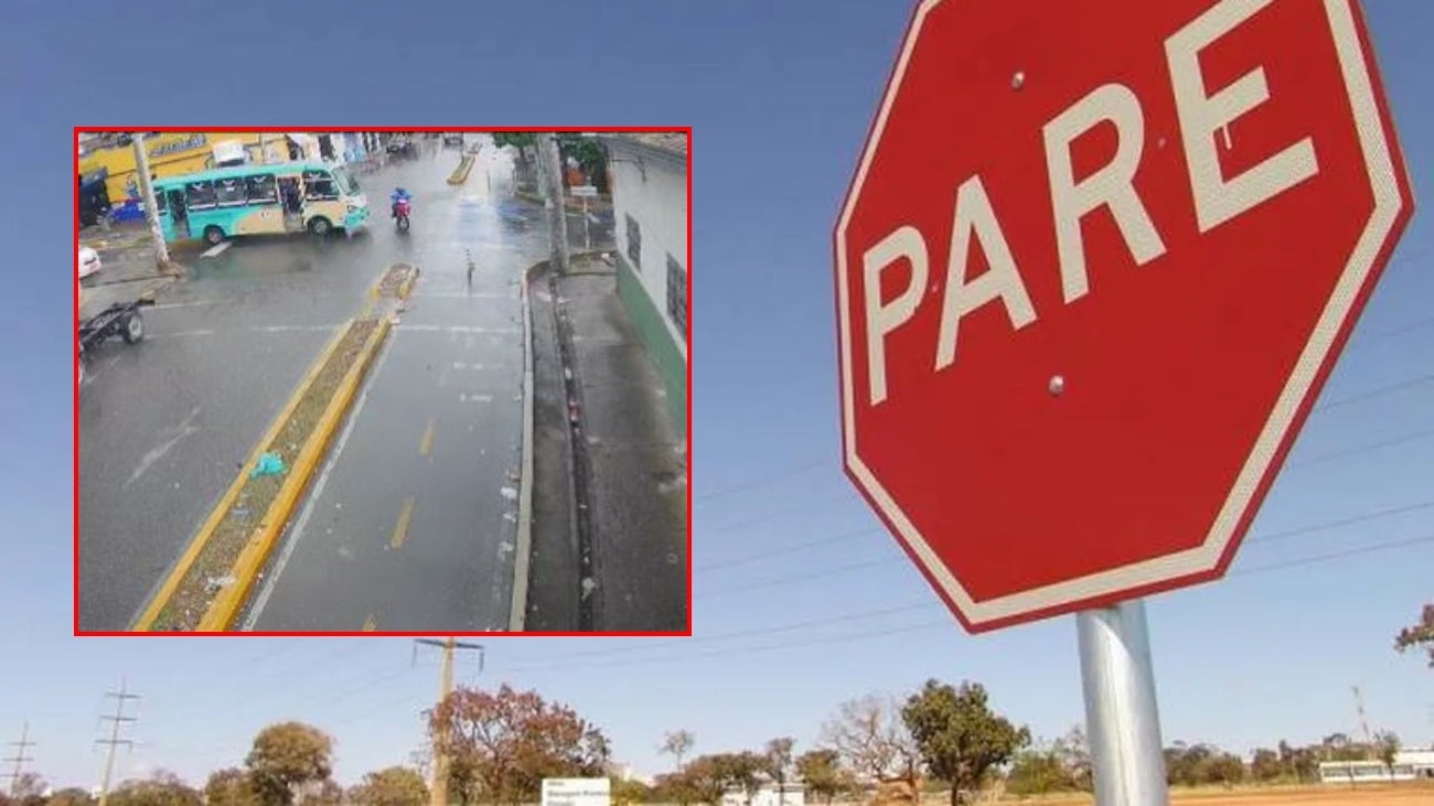 Los peligros de volarse un pare: grave accidente de motociclista imprudente