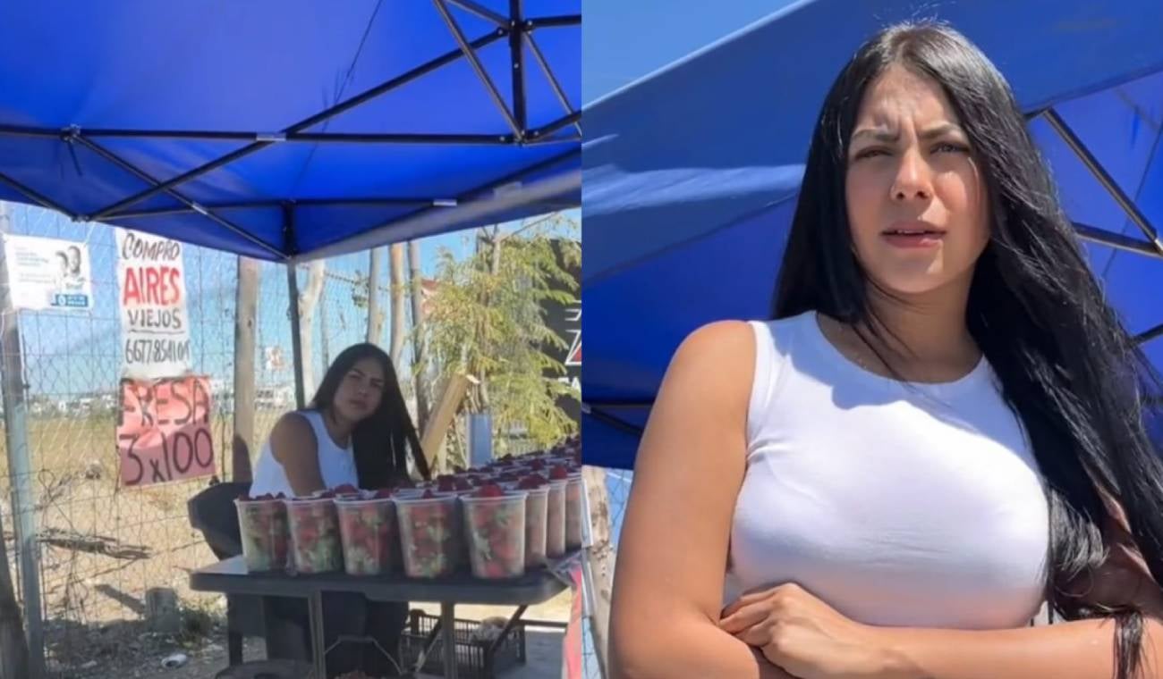 Sensual vendedora ambulante que enloqueció redes sociales