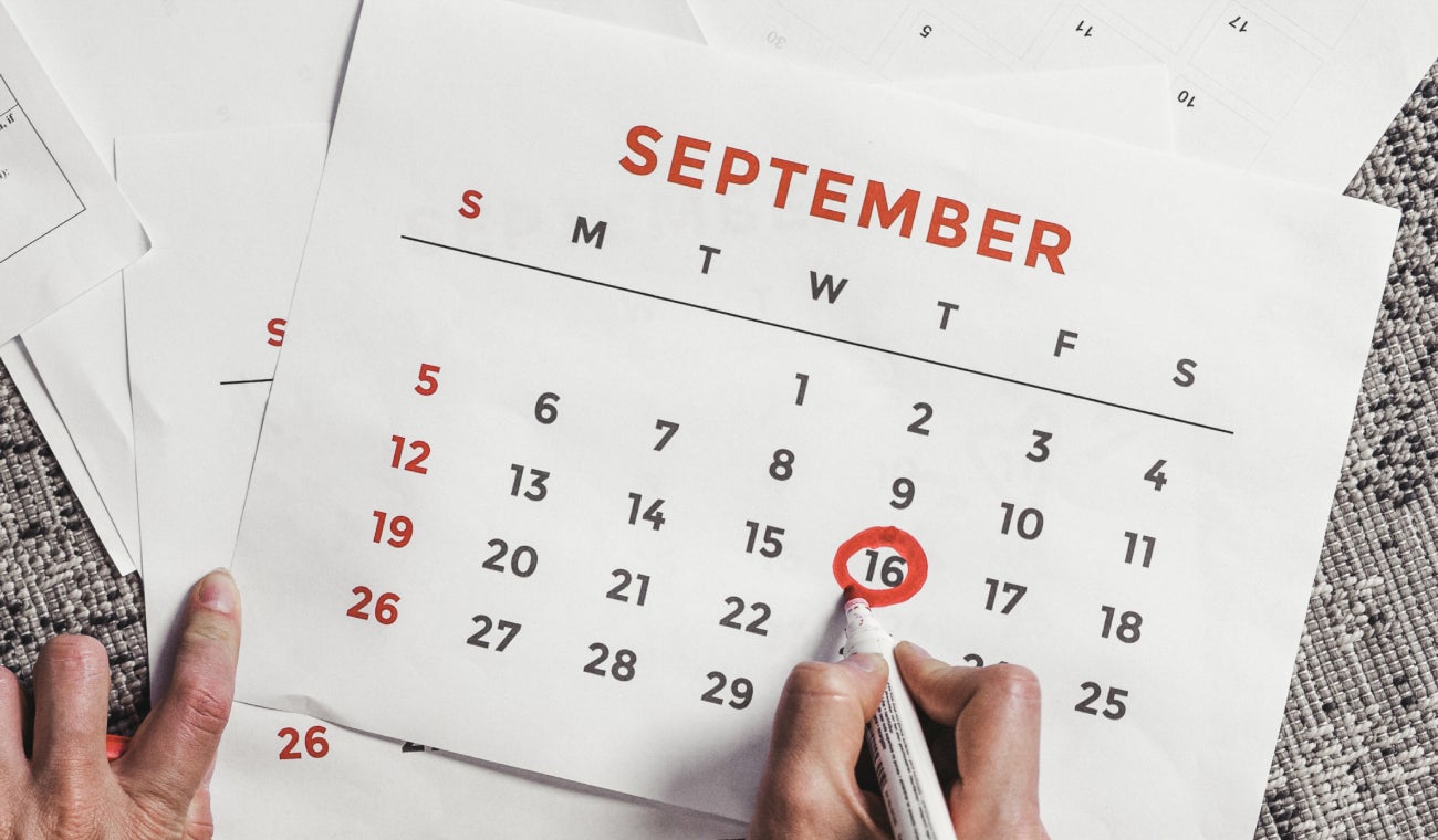 Por qué no hay festivos en septiembre