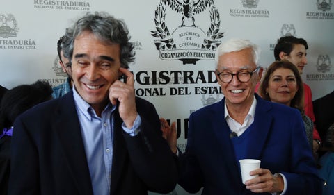 Sergio Fajardo y Jorge Enrique Robledo