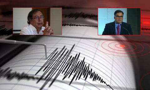 [Video] El temblor en Colombia y cómo lo vivió Petro y sus funcionarios