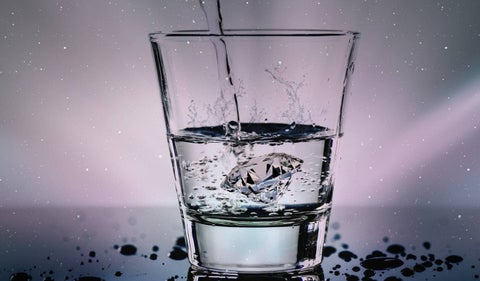 Vaso con agua