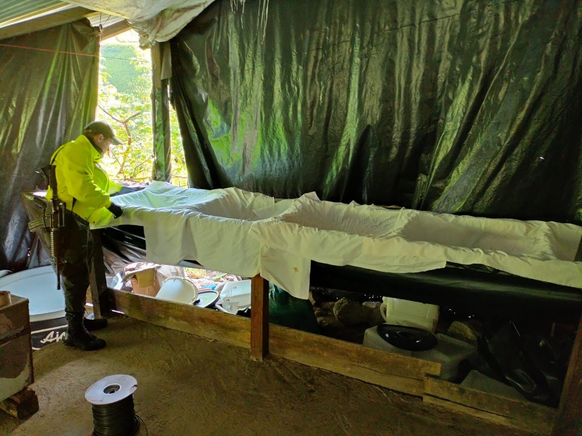 Mega-laboratorio de cocaína