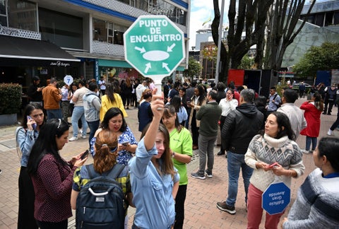 Temblores en Colombia