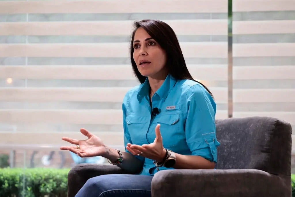 Luisa González, candidata a la presidencia de Ecuador.