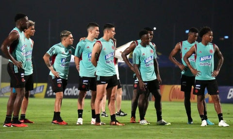 Entrenamiento de la Selección Colombia - James