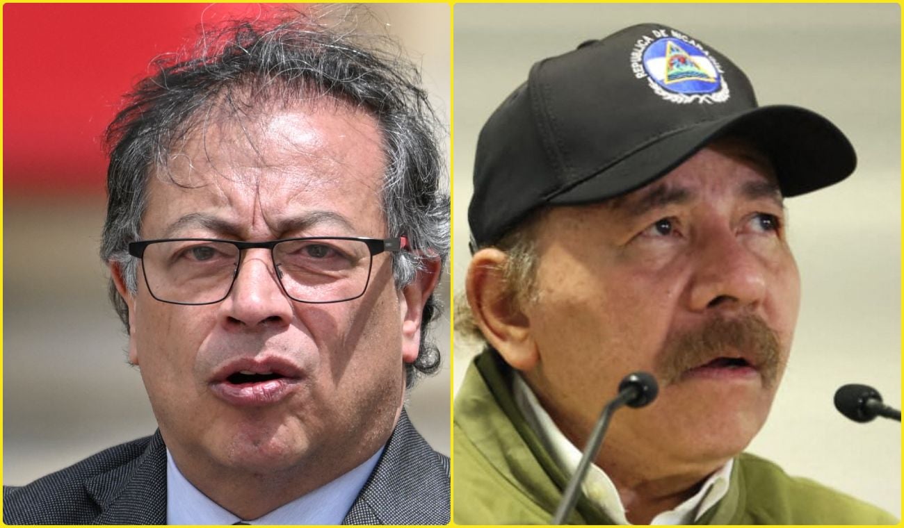 Gustavo Petro y Daniel Ortega