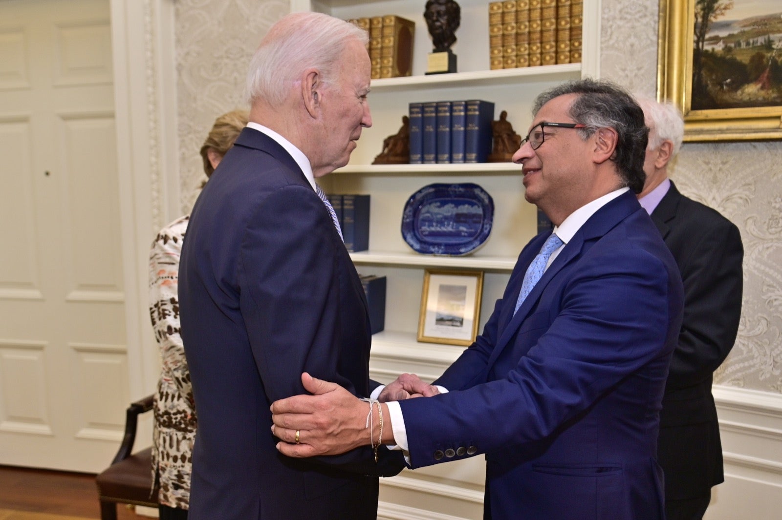 Gustavo Petro y Joe Biden