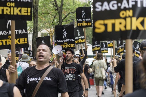 Huelga de actores y guionistas de Hollywood