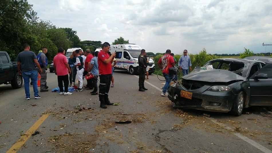 Accidente en la vía Cali- Rozo dejó como saldo una bebé sin vida.