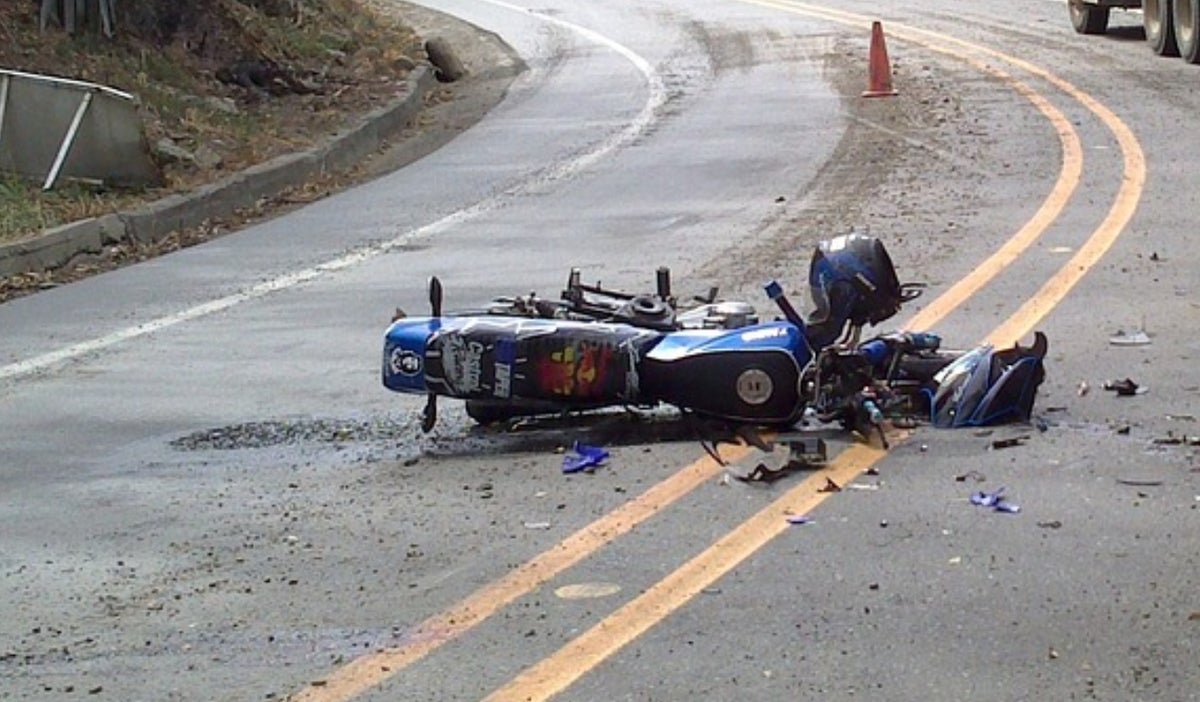 Accidente de moto