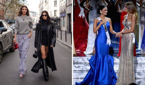 El reenuentro de las ex reinas de belleza Ariadna Gutierrez Miss Colombia 2015y Pia Wurtzbach Miss Filipinas 2015, ocho años despues