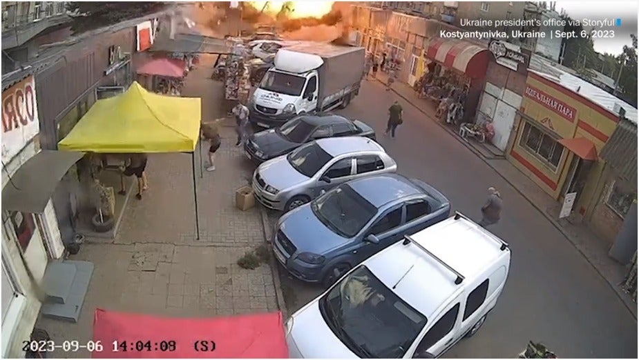 Ataque en Donetsk