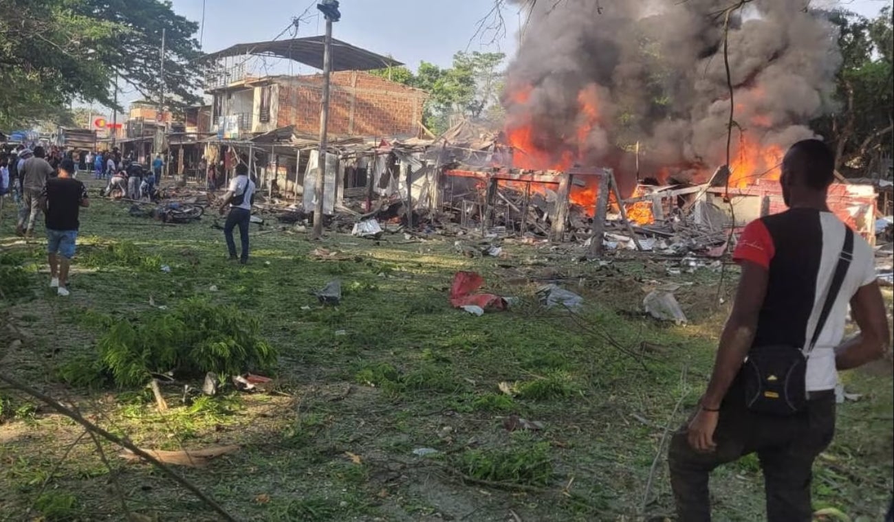 Atentado en el Cauca