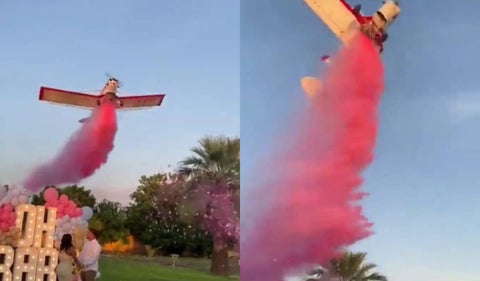 Avioneta se desploma durante revelación de género de bebé