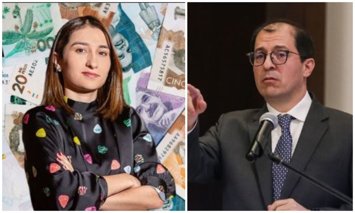 Laura Sarabia y Francisco Barbosa