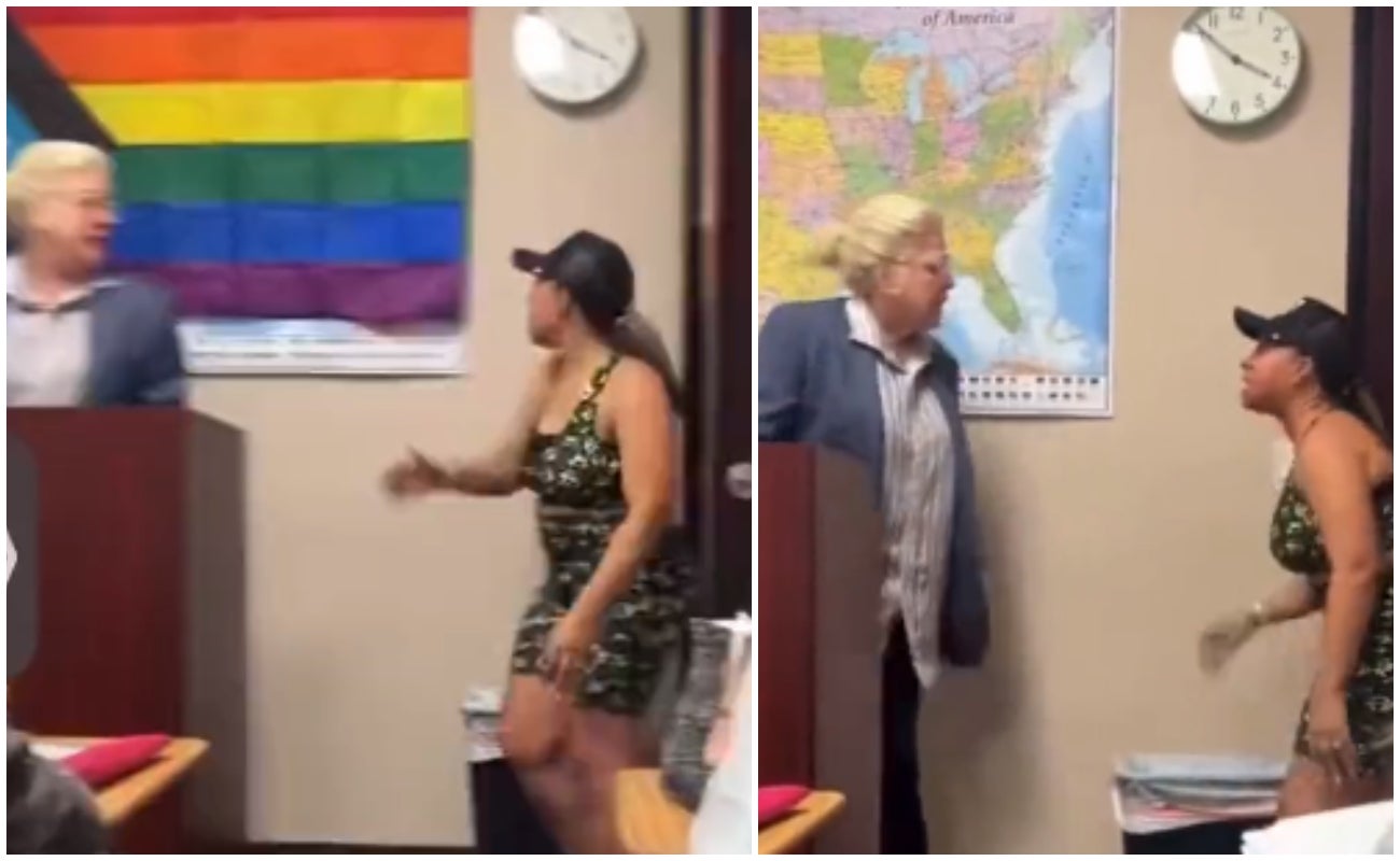 Mamá enfadada arrancó bandera Lgbti de un salón de clases en colegio público