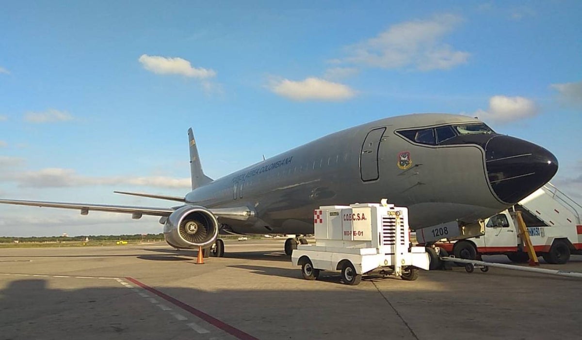 Boeing 737 de la Fuerza Aeroespacial Colombiana