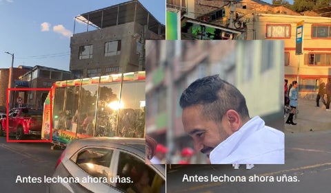 Candidato ofrece manicure gratis en vehículo malparqueado
