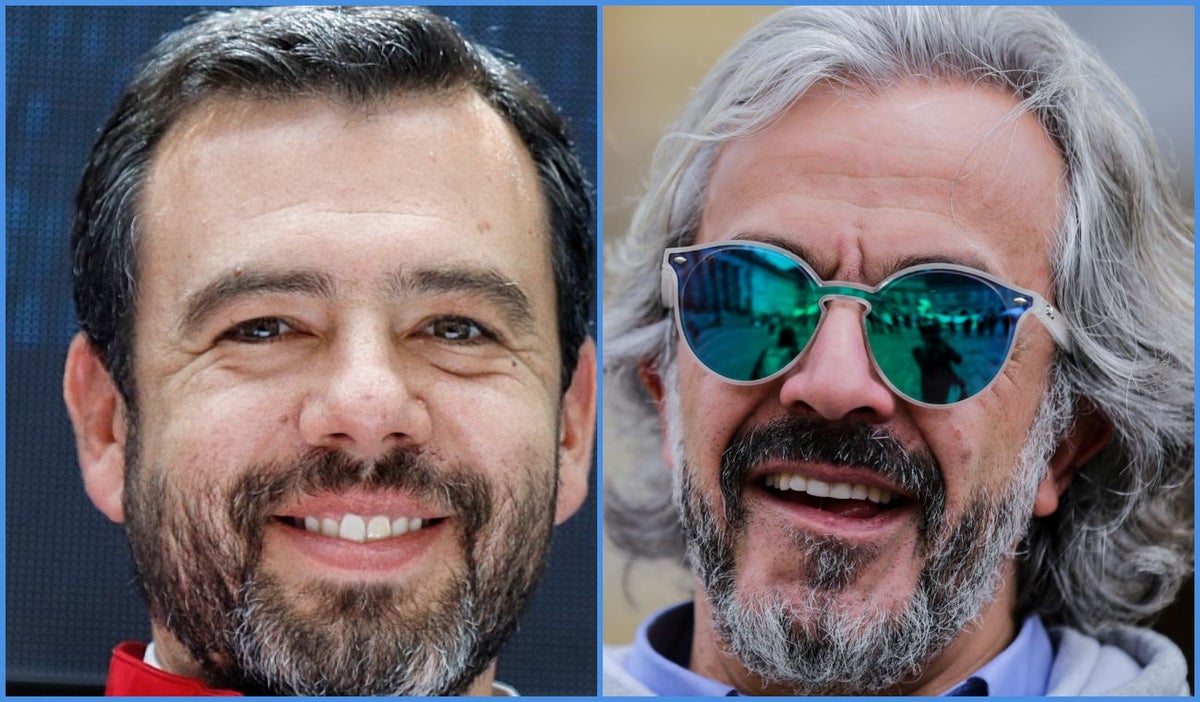 Carlos Fernando Galán y Juan Daniel Oviedo