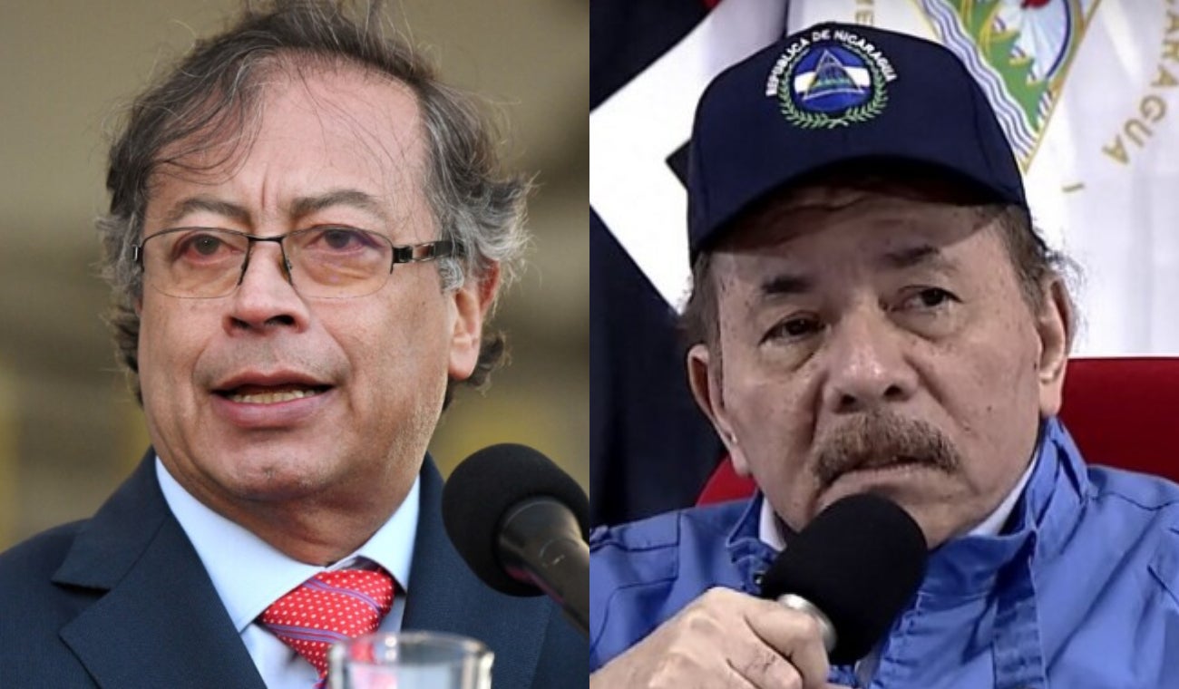 Gustavo Petro y Daniel Ortega