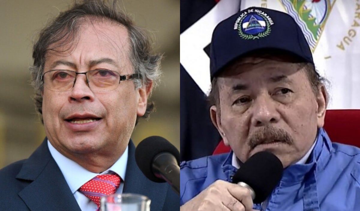 Gustavo Petro y Daniel Ortega