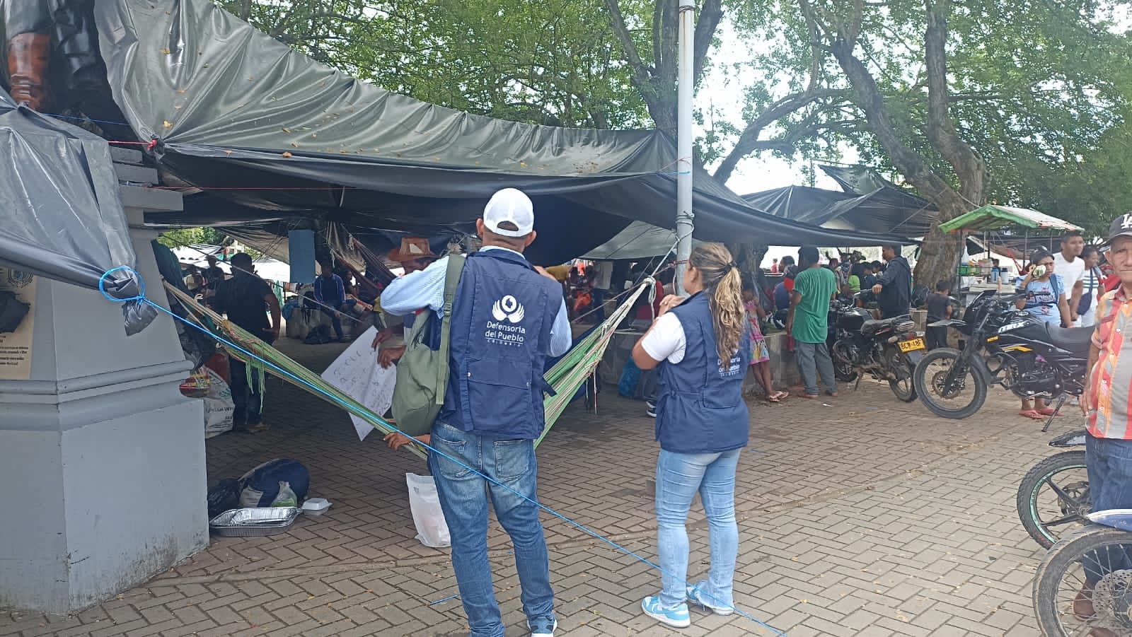 Permanecen en el parque de Tierralta