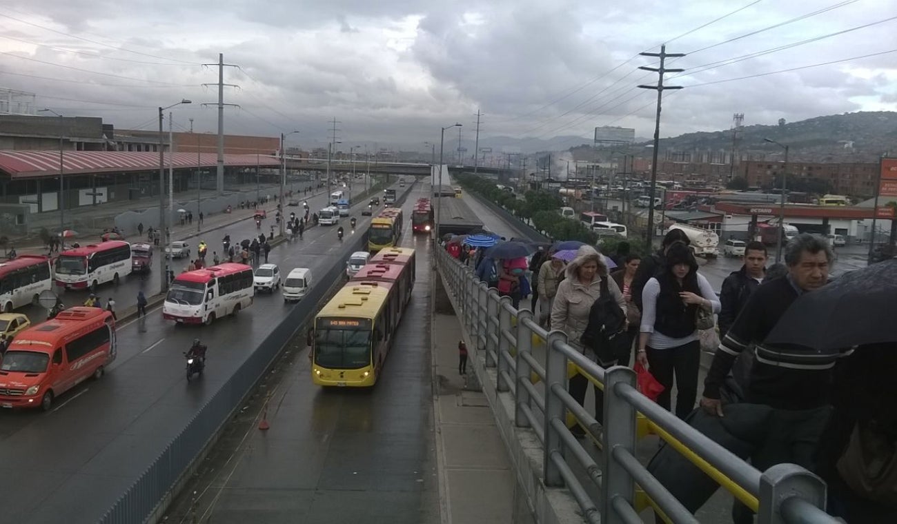 Medios de transporte de Soacha a Bogotá