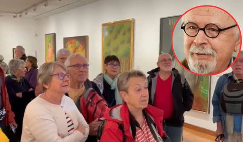 Extranjeros se enteran de la muerte de Fernando Botero