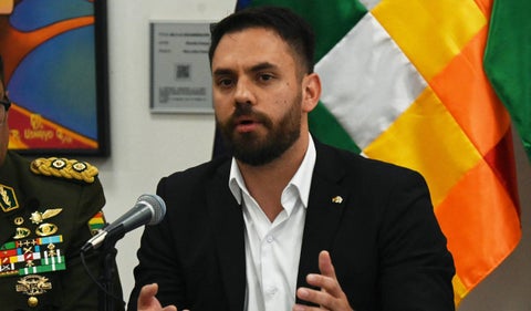 Eduardo del Castillo, ministro del Interior de Bolivia