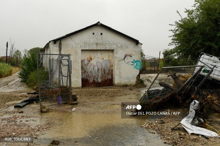 Estragos de las inundaciones en la comunidad de Madrid