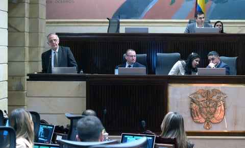 Debate de control político por la inseguridad en el país.