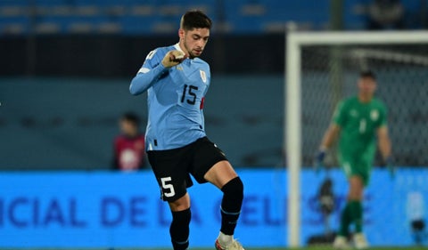 Federico Valverde, capitán de Uruguay