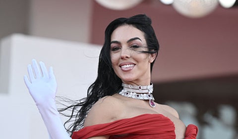 Georgina en el festival de cine de Venecia