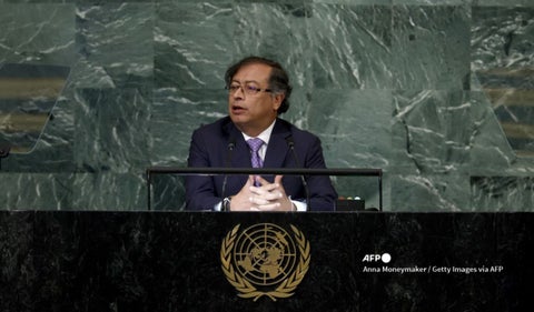 Gustavo Petro Urrego en la ONU