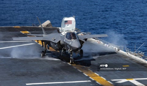 Imagen de un avión de combate F35