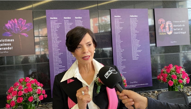 Bertha Fries, víctima atentado al Club El Nogal